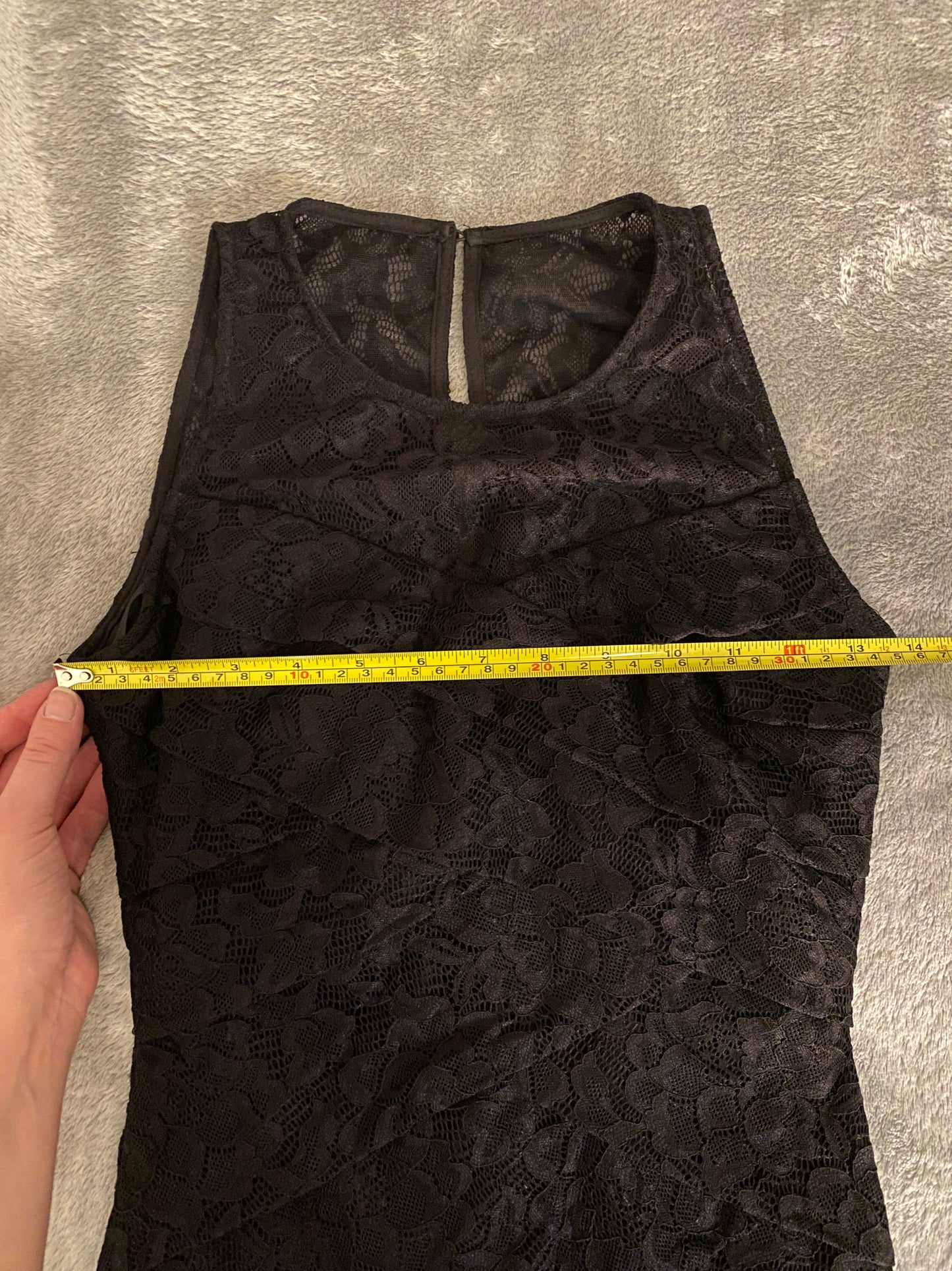 White House Black Market Instantly Slimming Black Lace Dress (~$50 off retail!)