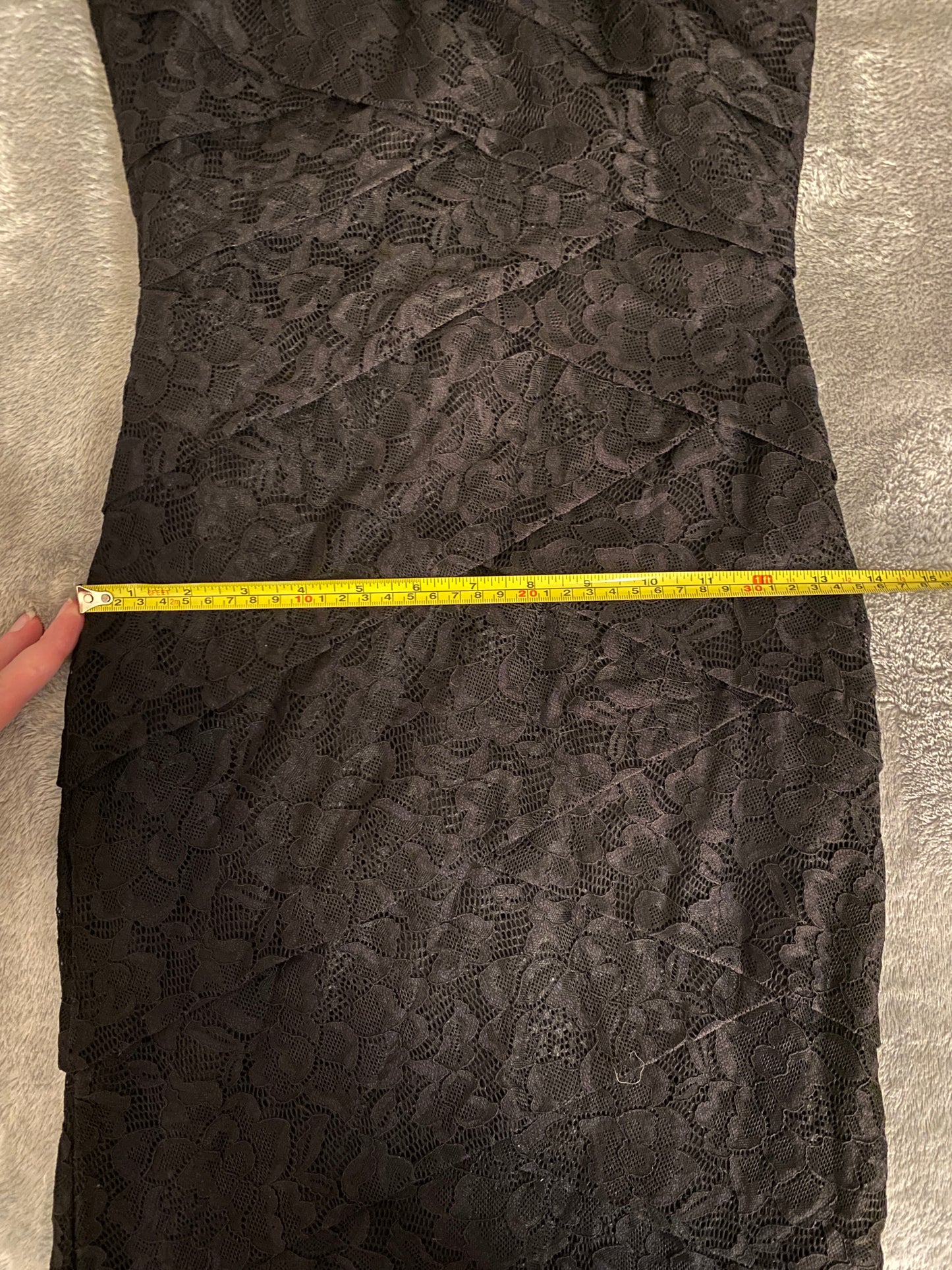 White House Black Market Instantly Slimming Black Lace Dress (~$50 off retail!)