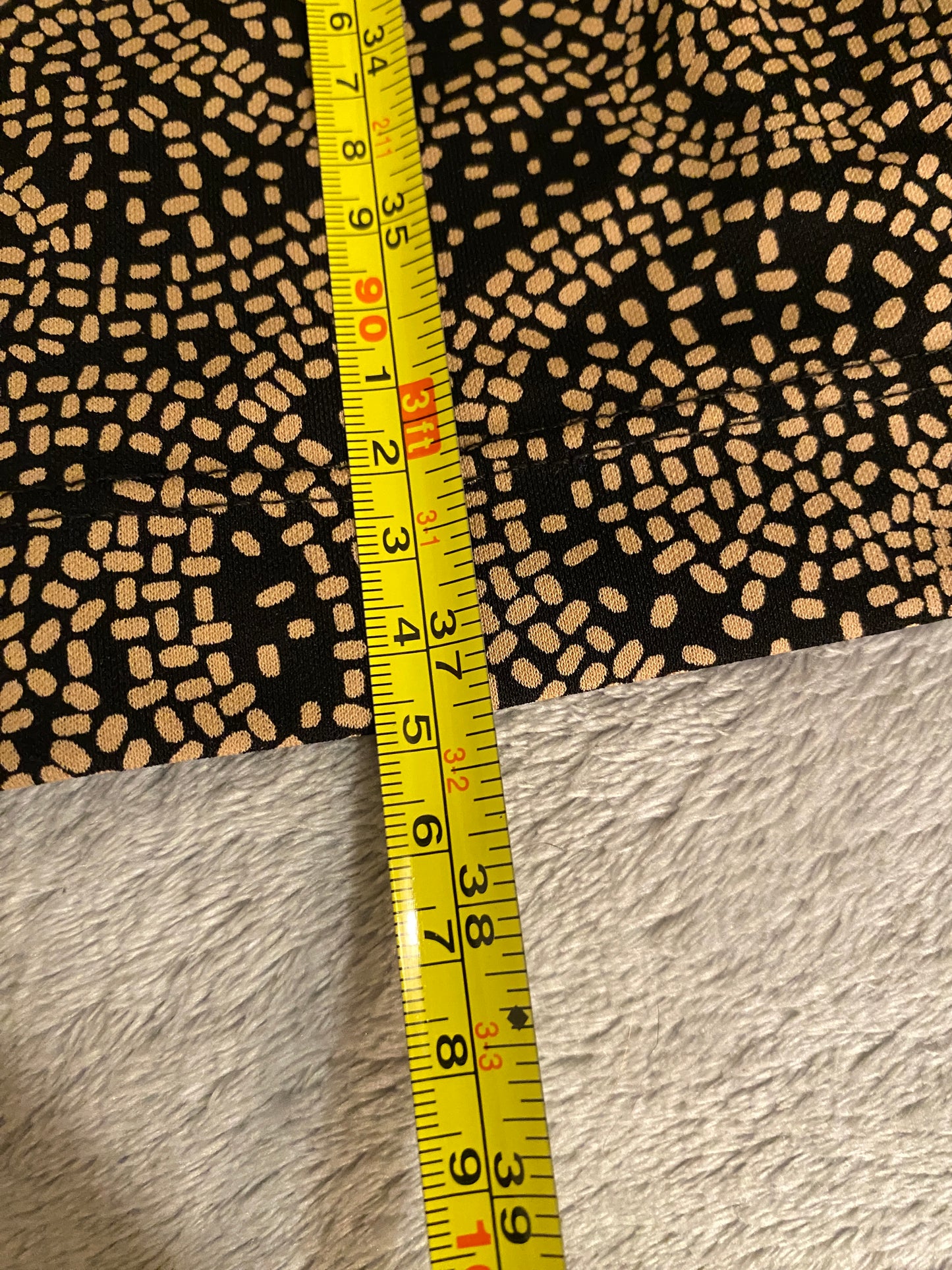 New York & Company Brown and Black Pattern Knee Length Dress (~$17 off retail)!