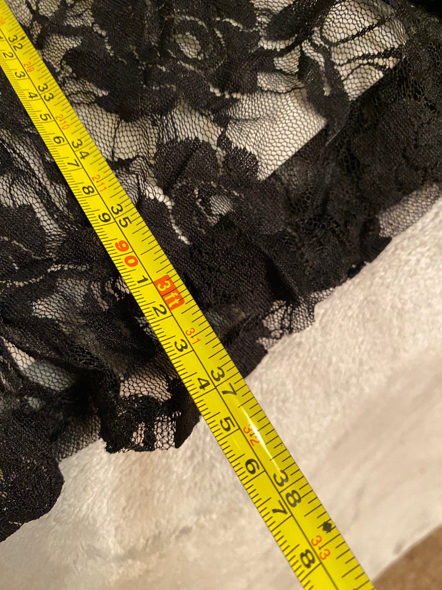 Glamour Black and White Floral Lace V Neck Wrap Dress Elegant Formal