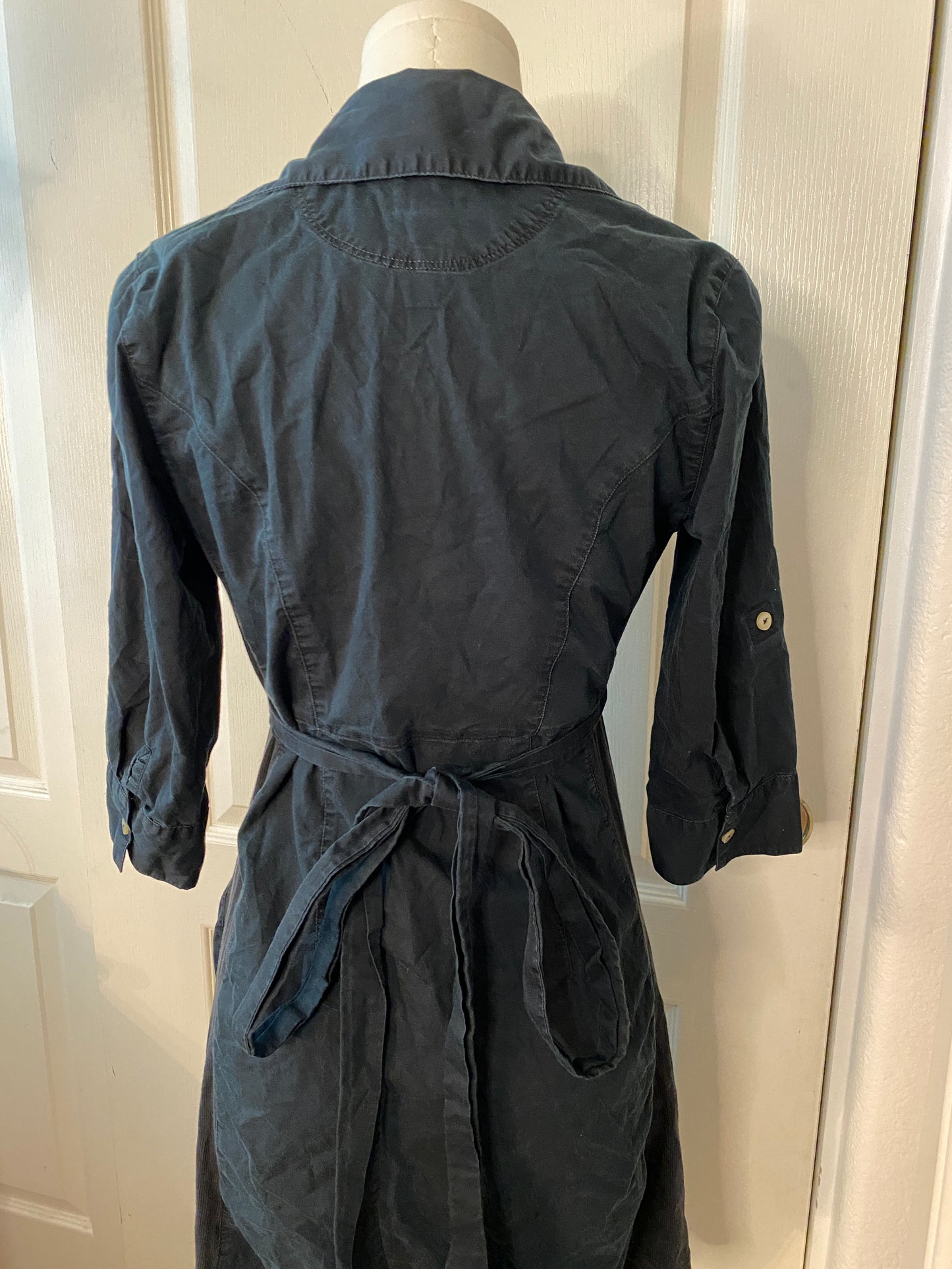 Converse One Star Long Sleeve Navy Black Wrap Dress