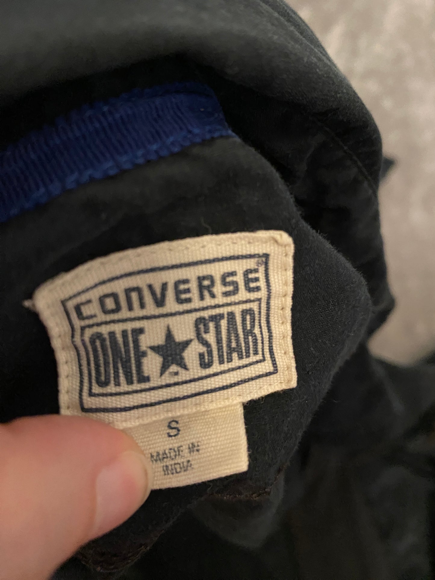 Converse One Star Long Sleeve Navy Black Wrap Dress