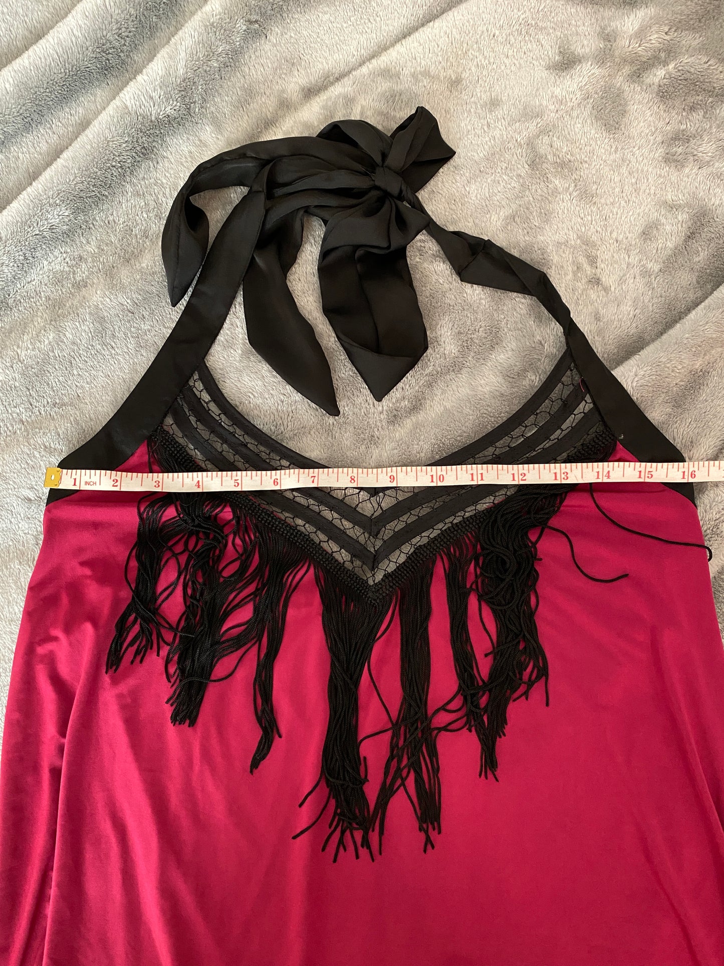 Baby Phat Y2k Hot Pink Black Summer Feminine Club Blouse Top