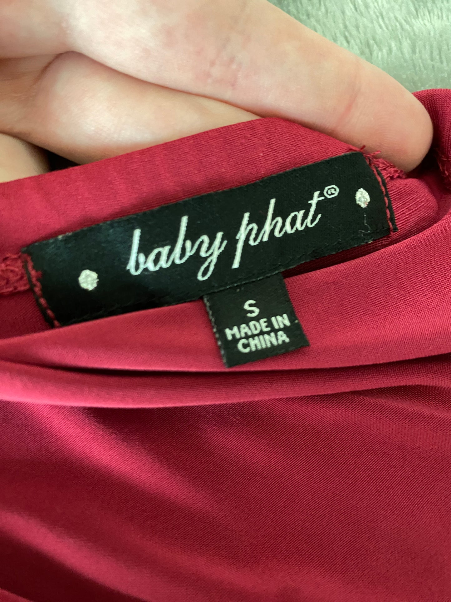 Baby Phat Y2k Hot Pink Black Summer Feminine Club Blouse Top