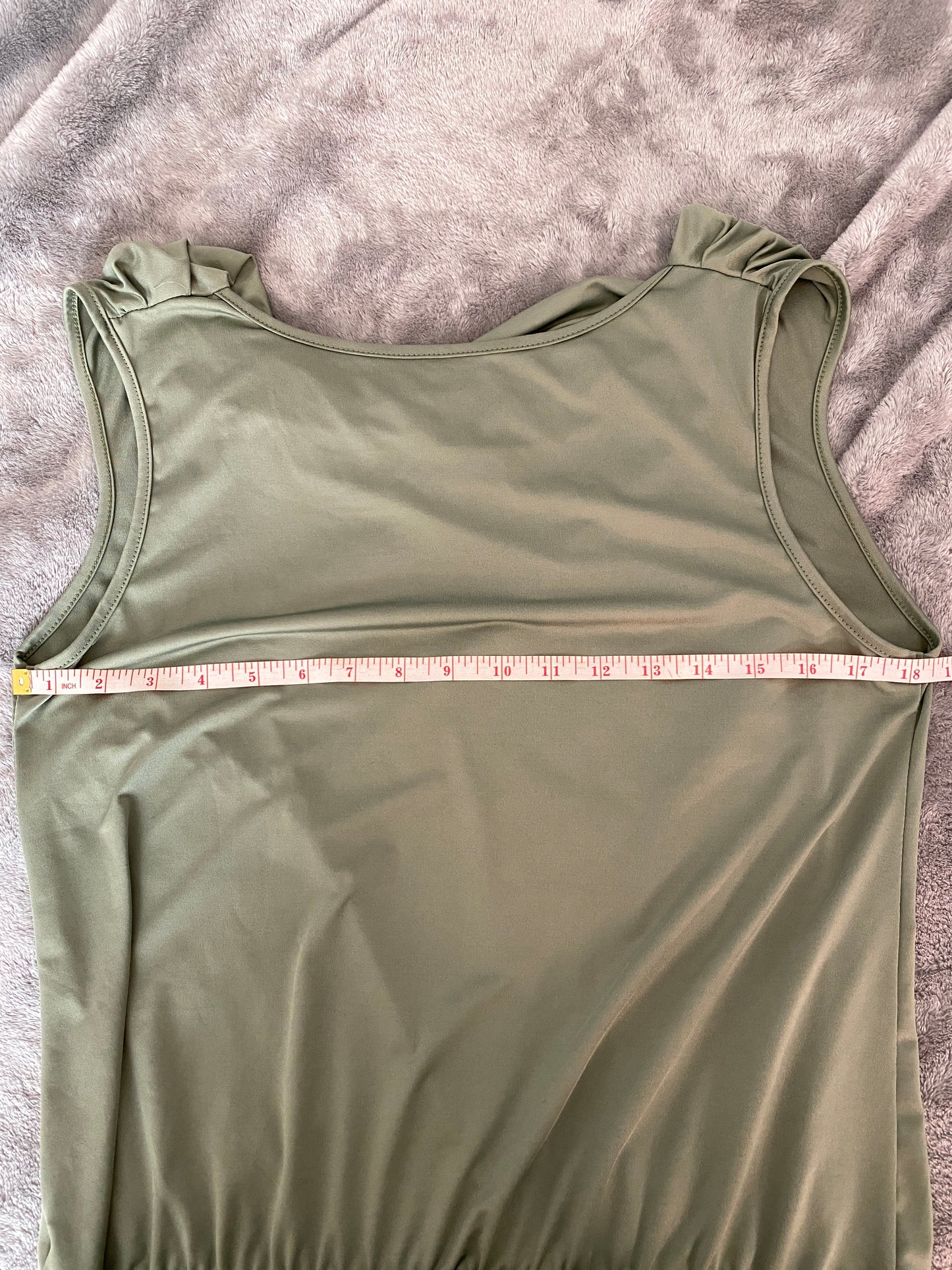 Green and Gold Sleeveless Summer Casual Feminine Tank Top