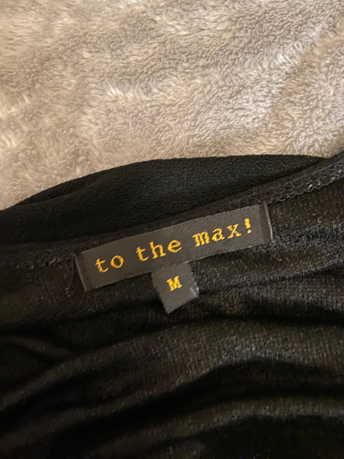 To the Max Black Wide Neck Short Sleeve Minimalistic Casual Top Tunic Shirt