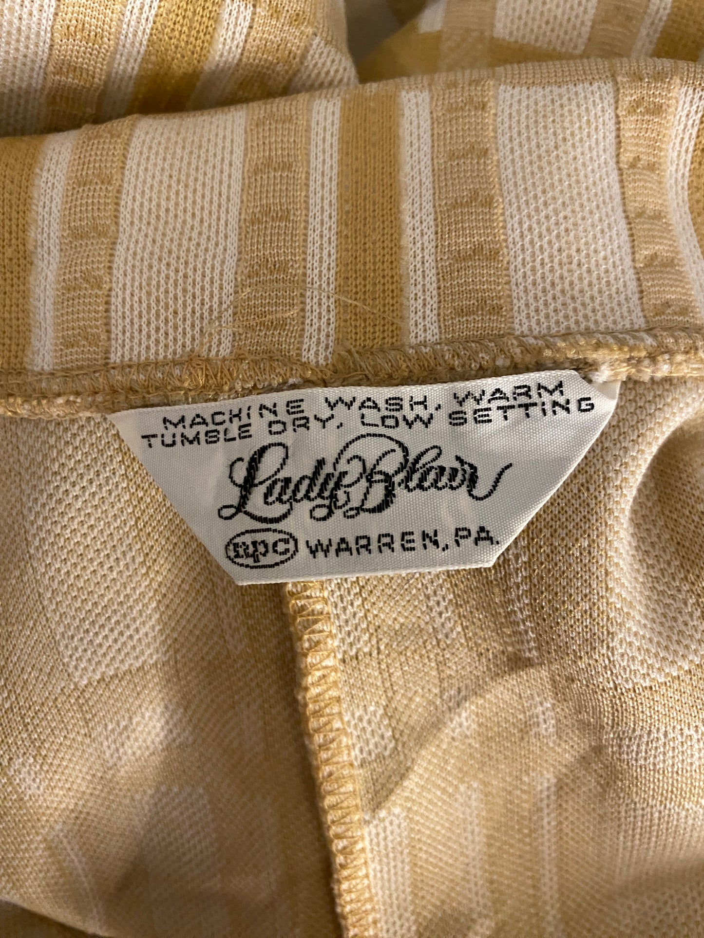 Lady Blair Cream Orange Button Up Plaid Long Sleeve Blazer