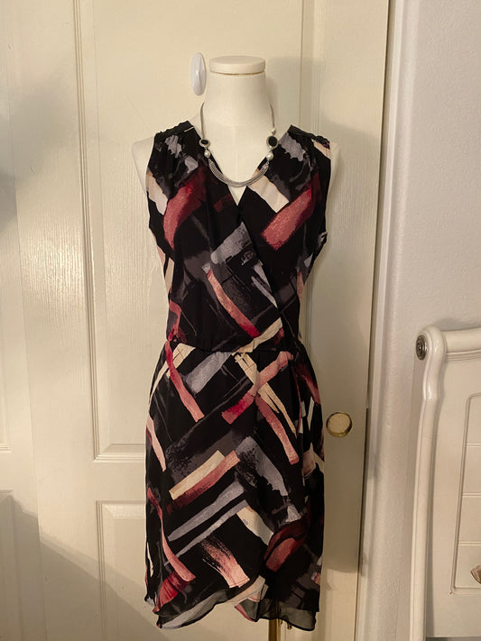White House Black Market Black and Multicolor Dress (~$50 off retail!)