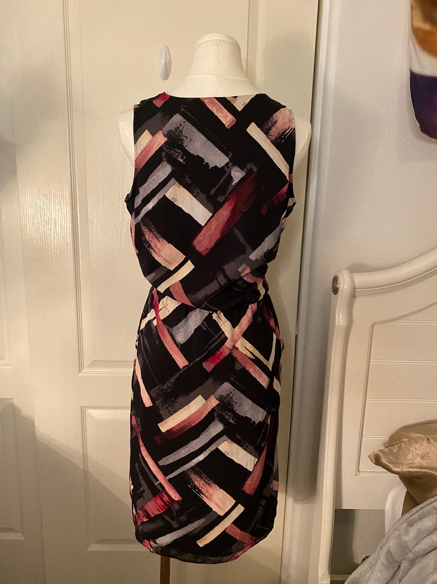 White House Black Market Black and Multicolor Dress (~$50 off retail!)