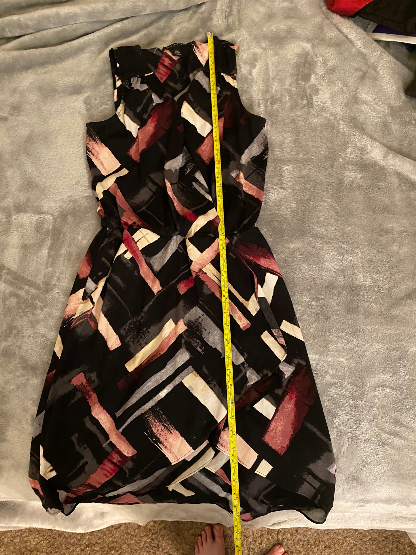 White House Black Market Black and Multicolor Dress (~$50 off retail!)