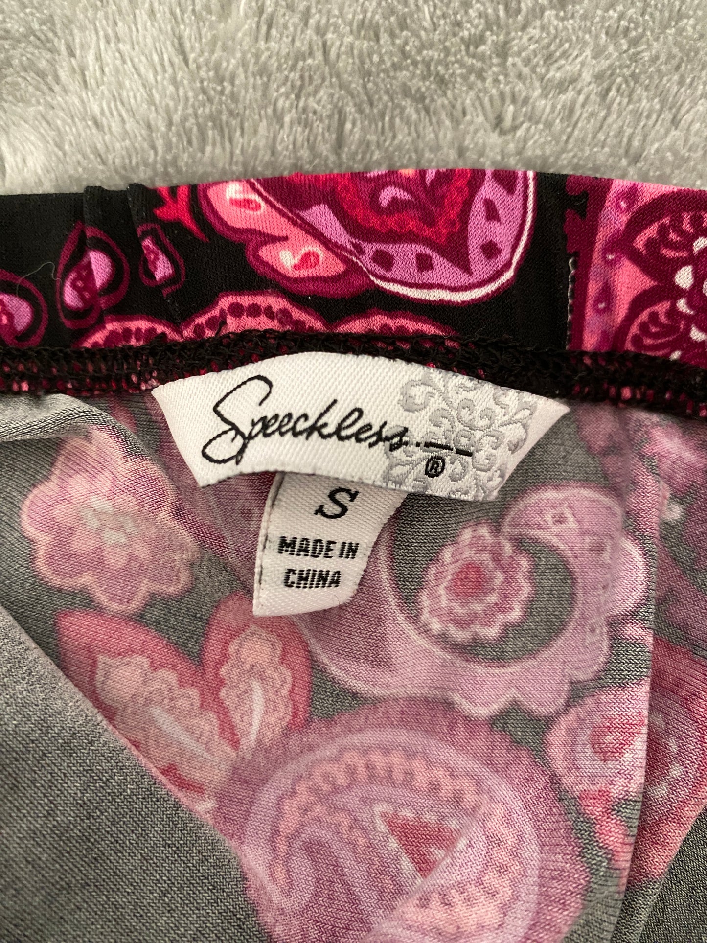 Speeckless Pink and Black Swirl Pattern Knee Length Sleeveless Y2K Mini Dress